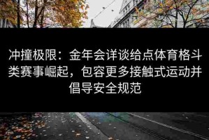 冲撞极限：金年会详谈给点体育格斗类赛事崛起，包容更多接触式运动并倡导安全规范