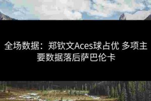 全场数据：郑钦文Aces球占优 多项主要数据落后萨巴伦卡