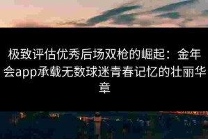 极致评估优秀后场双枪的崛起：金年会app承载无数球迷青春记忆的壮丽华章